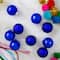 9ct. 2.5" Shiny & Matte Royal Blue Glass Ball Ornaments